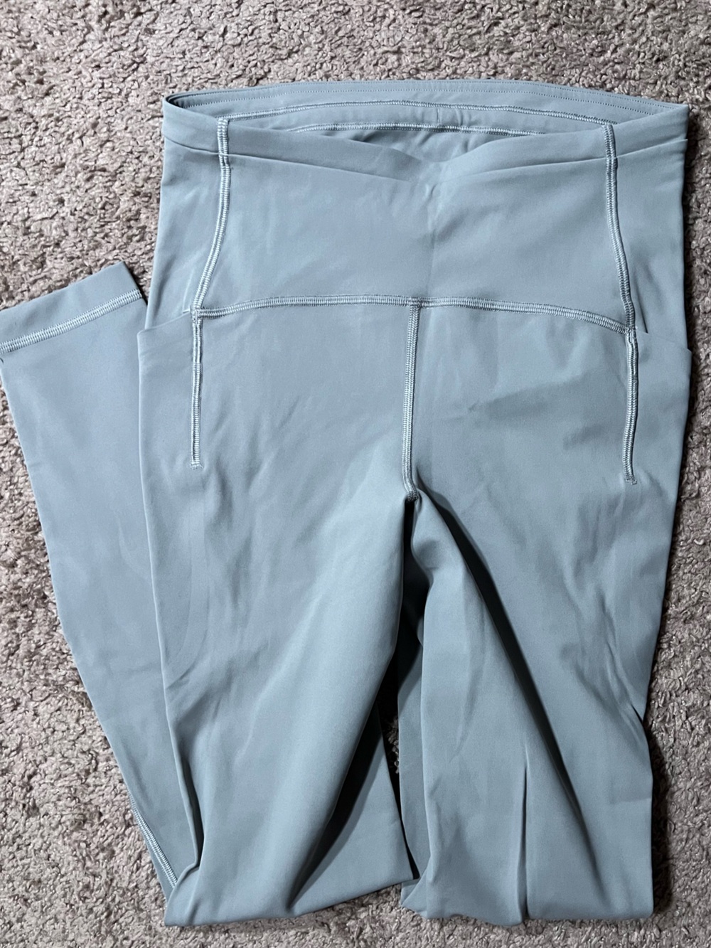 lululemon athletica Gray Fast & Free Leggings